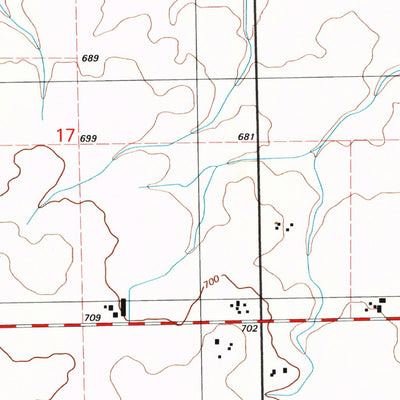 United States Geological Survey Forrest North, IL (1998, 24000-Scale) digital map