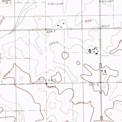 United States Geological Survey Forrest South, IL (1986, 24000-Scale) digital map