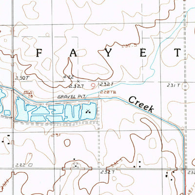 United States Geological Survey Forrest South, IL (1986, 24000-Scale) digital map