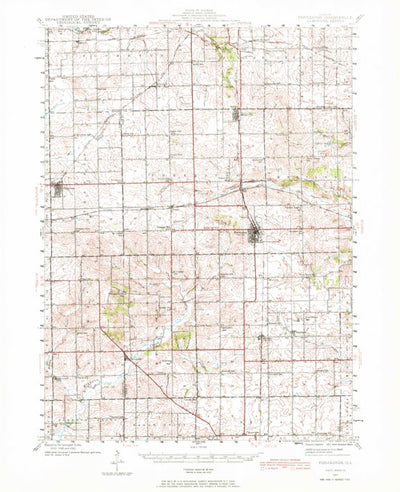 United States Geological Survey Forreston, IL (1942, 62500-Scale) digital map