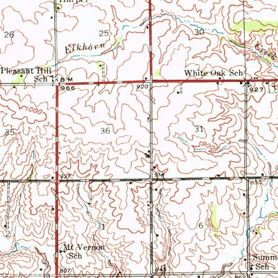 United States Geological Survey Forreston, IL (1942, 62500-Scale) digital map