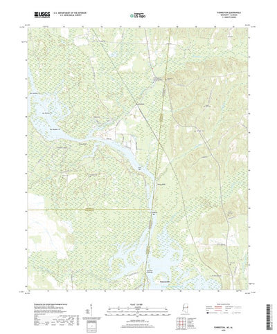 United States Geological Survey Forreston, MS (2020, 24000-Scale) digital map