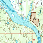 United States Geological Survey Forreston, MS-AL (1987, 24000-Scale) digital map