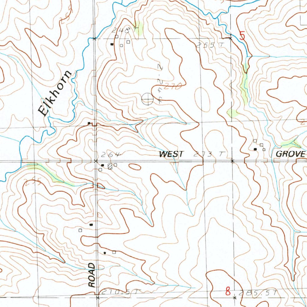 Forreston South, IL (1983, 24000-Scale) Map by United States Geological ...