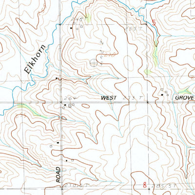 United States Geological Survey Forreston South, IL (1983, 24000-Scale) digital map