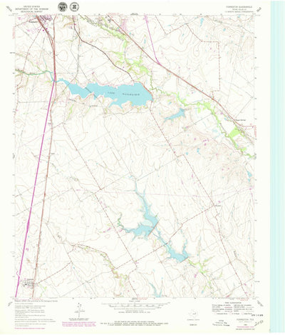 United States Geological Survey Forreston, TX (1961, 24000-Scale) digital map