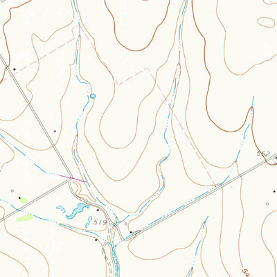 United States Geological Survey Forreston, TX (1961, 24000-Scale) digital map