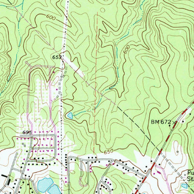 United States Geological Survey Forsyth, GA (1973, 24000-Scale) digital map