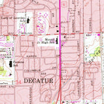 United States Geological Survey Forsyth, IL (1967, 24000-Scale) digital map