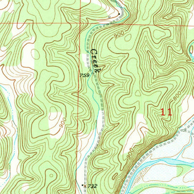 United States Geological Survey Forsyth, MO (1956, 24000-Scale) digital map