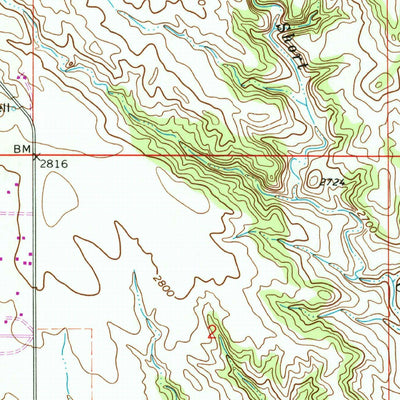 United States Geological Survey Forsyth, MT (1968, 24000-Scale) digital map