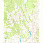 United States Geological Survey Forsyth Reservoir, UT (1968, 24000-Scale) digital map