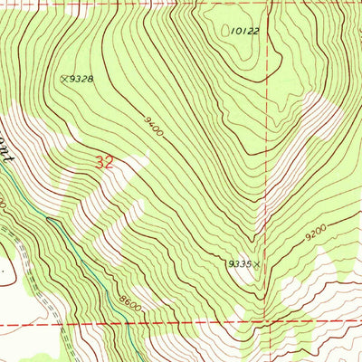 United States Geological Survey Forsyth Reservoir, UT (1968, 24000-Scale) digital map