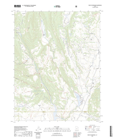 United States Geological Survey Forsyth Reservoir, UT (2023, 24000-Scale) digital map