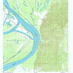United States Geological Survey Fort Adams, MS-LA (1996, 24000-Scale) digital map