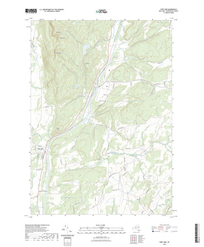 United States Geological Survey Fort Ann, NY (2023, 24000-Scale) digital map