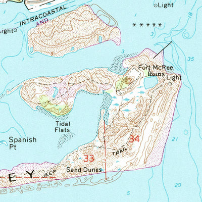 United States Geological Survey Fort Barrancas, FL (1970, 24000-Scale) digital map