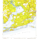 United States Geological Survey Fort Barrancas, FL-AL (1941, 62500-Scale) digital map
