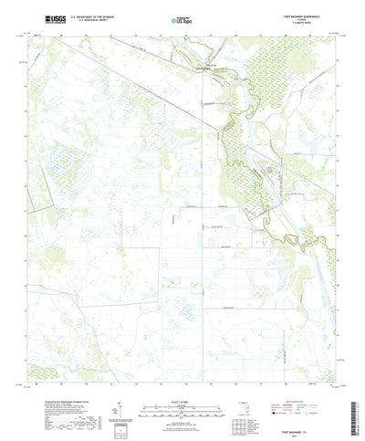 United States Geological Survey Fort Basinger, FL (2021, 24000-Scale) digital map