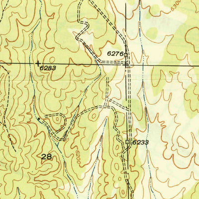 United States Geological Survey Fort Bayard, NM (1949, 24000-Scale) digital map