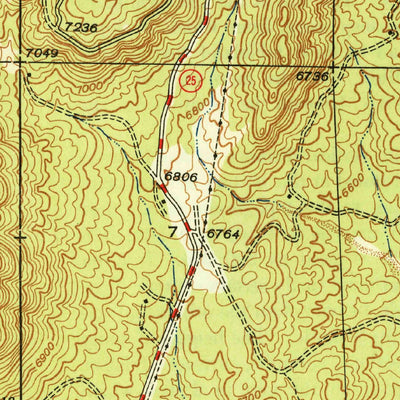 United States Geological Survey Fort Bayard, NM (1949, 24000-Scale) digital map