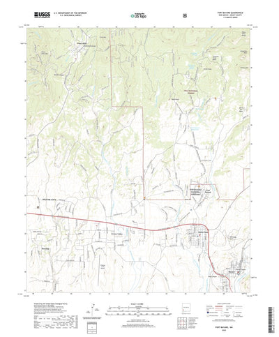 United States Geological Survey Fort Bayard, NM (2020, 24000-Scale) digital map