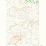 United States Geological Survey Fort Belknap Agency, MT (1964, 24000-Scale) digital map
