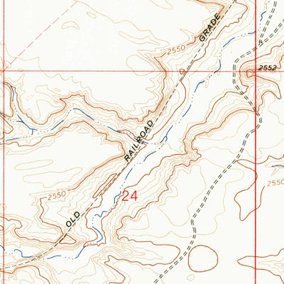 United States Geological Survey Fort Belknap Agency, MT (1964, 24000-Scale) digital map