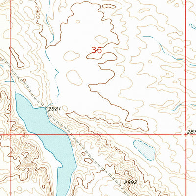 United States Geological Survey Fort Belknap Agency SE, MT (1971, 24000-Scale) digital map
