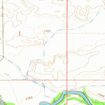 United States Geological Survey Fort Belknap Siding, MT (1964, 24000-Scale) digital map