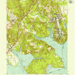 United States Geological Survey Fort Belvoir, VA-MD (1951, 24000-Scale) digital map