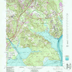 United States Geological Survey Fort Belvoir, VA-MD (1965, 24000-Scale) digital map