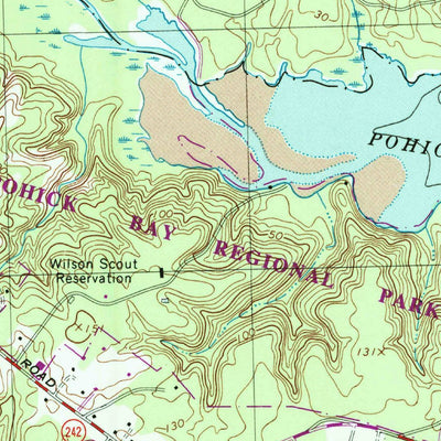 United States Geological Survey Fort Belvoir, VA-MD (1965, 24000-Scale) digital map