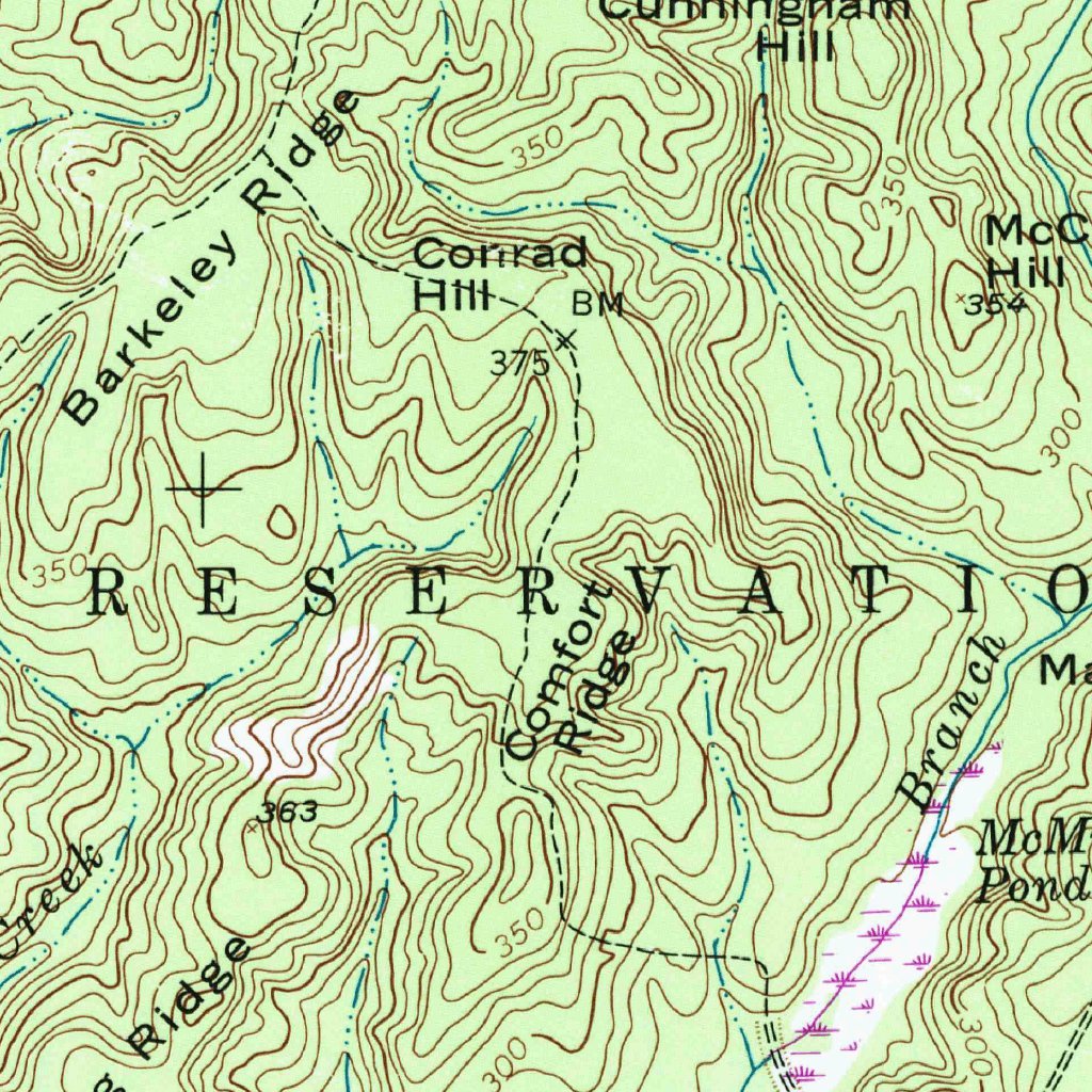 Red Diamond Map Fort Benning, GA-AL (1955, 24000-Scale) Map by United States Geological ...