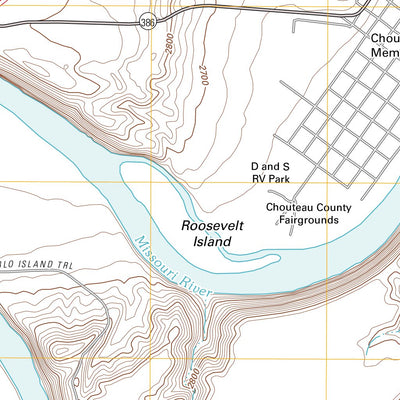 United States Geological Survey Fort Benton, MT (2011, 24000-Scale) digital map