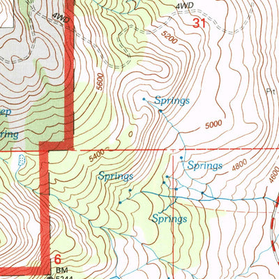 United States Geological Survey Fort Bidwell, CA (1993, 24000-Scale) digital map