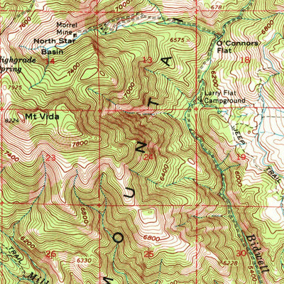 United States Geological Survey Fort Bidwell, CA-OR (1962, 62500-Scale) digital map