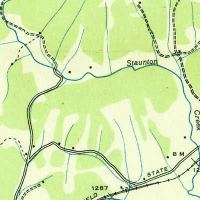 United States Geological Survey Fort Blackmore, VA (1935, 24000-Scale) digital map