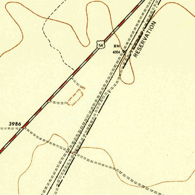 United States Geological Survey Fort Bliss NE, TX (1948, 24000-Scale) digital map