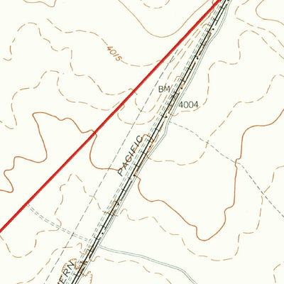 United States Geological Survey Fort Bliss NE, TX (1955, 24000-Scale) digital map