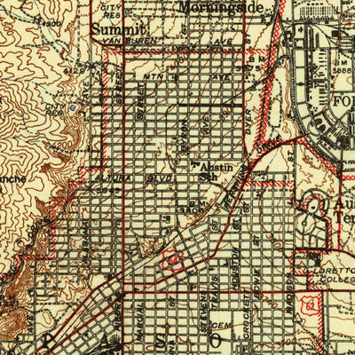United States Geological Survey Fort Bliss, TX (1945, 62500-Scale) digital map