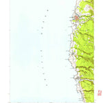 United States Geological Survey Fort Bragg, CA (1943, 62500-Scale) digital map