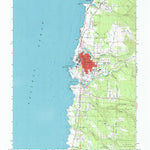 United States Geological Survey Fort Bragg, CA (1960, 24000-Scale) digital map