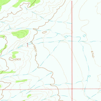 United States Geological Survey Fort Bridger, WY (1964, 24000-Scale) digital map