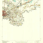 United States Geological Survey Fort Brown, TX (1955, 62500-Scale) digital map