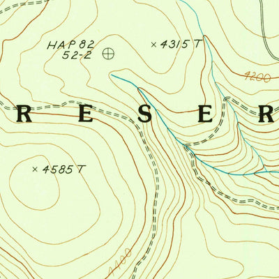 United States Geological Survey Fort Butte, OR (1988, 24000-Scale) digital map