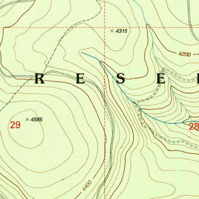 United States Geological Survey Fort Butte, OR (1996, 24000-Scale) digital map