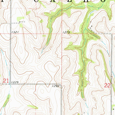 United States Geological Survey Fort Calhoun, NE-IA (1968, 24000-Scale) digital map
