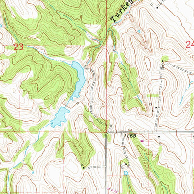 United States Geological Survey Fort Calhoun, NE-IA (1968, 24000-Scale) digital map