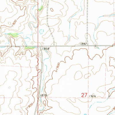 United States Geological Survey Fort Clark NE, ND (1968, 24000-Scale) digital map